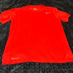 Nike Red Dri-FIT Short Sleeve Athletic Tee